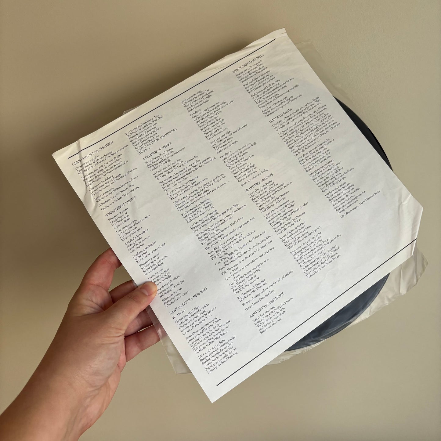 Holiday Record - Christmas Is For Children (Ontario Lottery Corporation 1982)