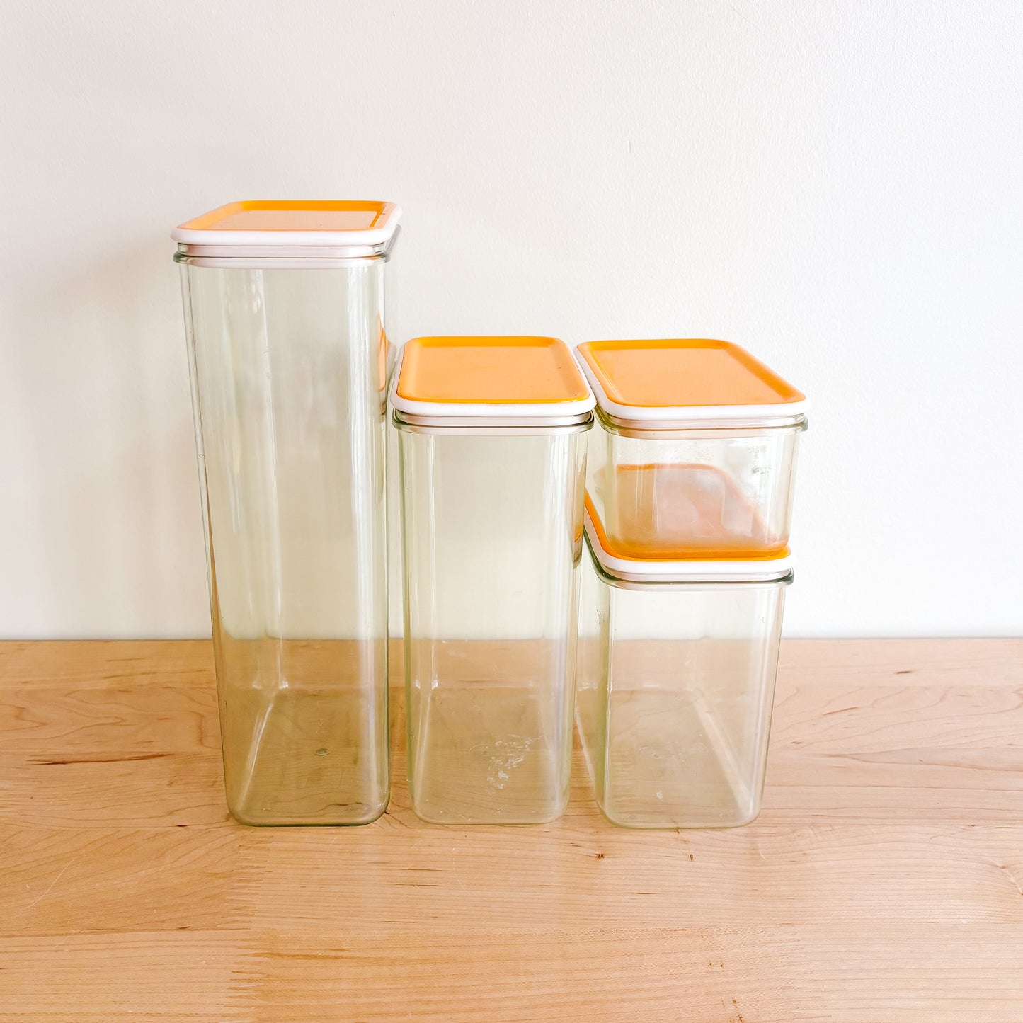 Vintage Rosti Mepal Melamine Storage Containers (set of 4)