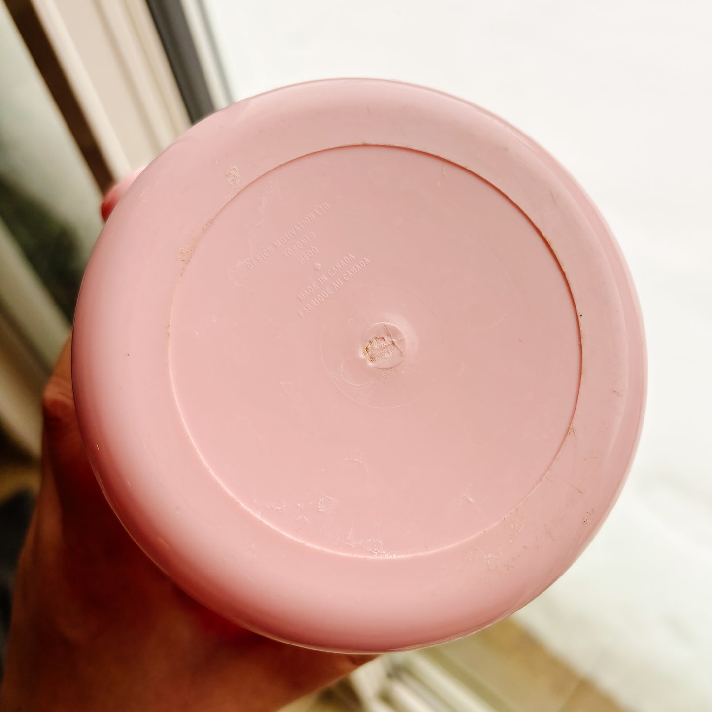 Vintage Pink Plastic H800 Pitcher by Design Motivation Ltd. Toronto
