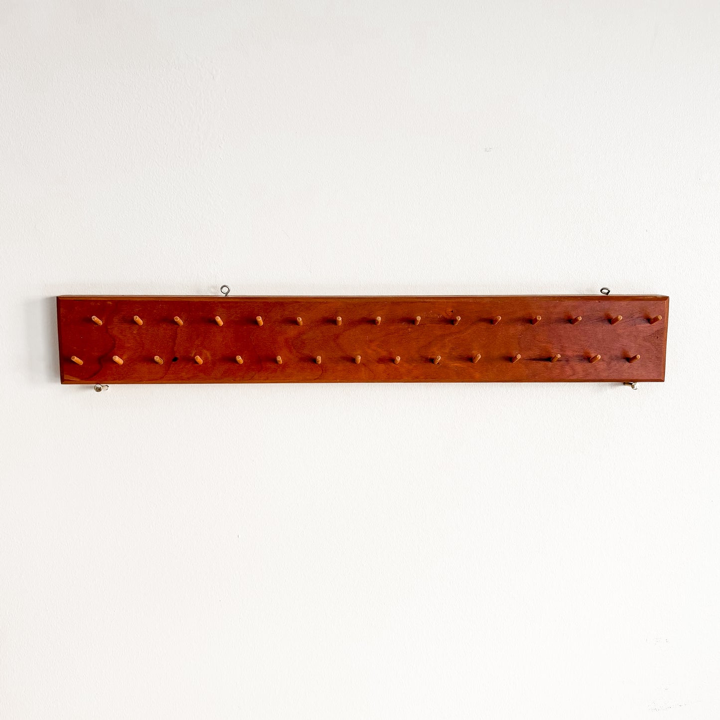 Handmade Wooden Jewelry Storage Peg Rack