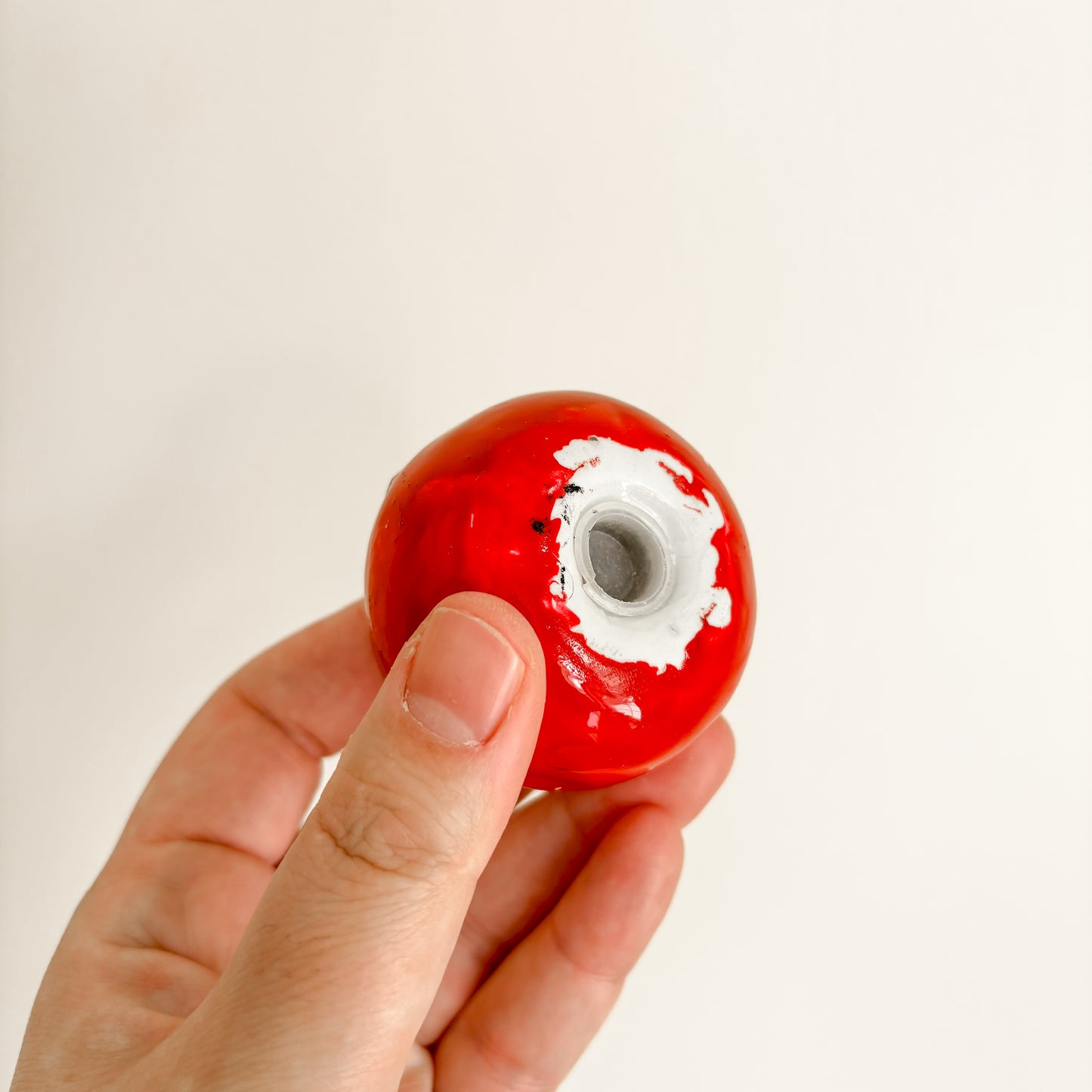 Salt & Pepper Shakers - Red Ceramic Apples