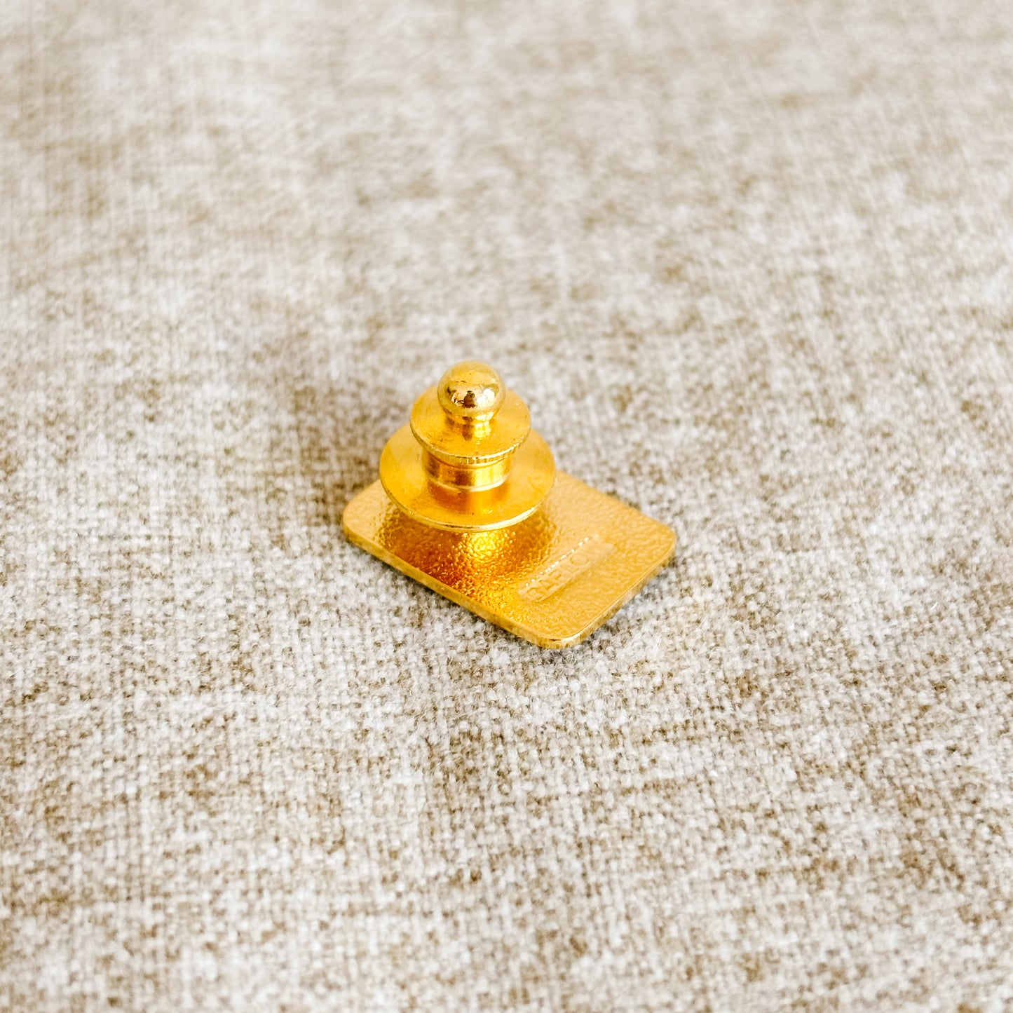 McDonald's Pin - Black and Gold Hamburger University Logo - Vintage 1980s