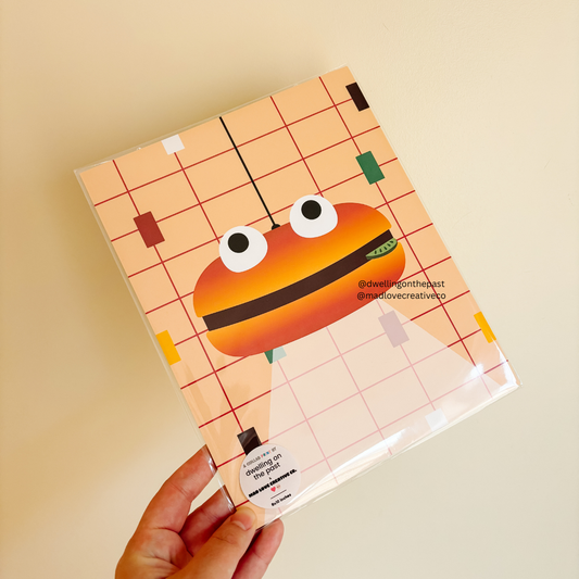 The Burger Lamp 8x10 Print - Mad Love Creative x Dwelling on the Past Exclusive Collab