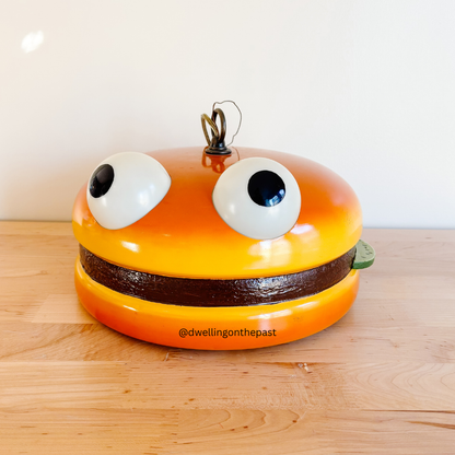 McDonald's Setmakers Burgerlier - Burger Hanging Pendant Lamp - Super Rare Vintage from the 1980s