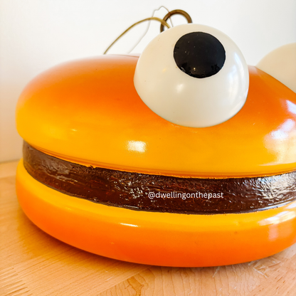 McDonald's Setmakers Burgerlier - Burger Hanging Pendant Lamp - Super Rare Vintage from the 1980s