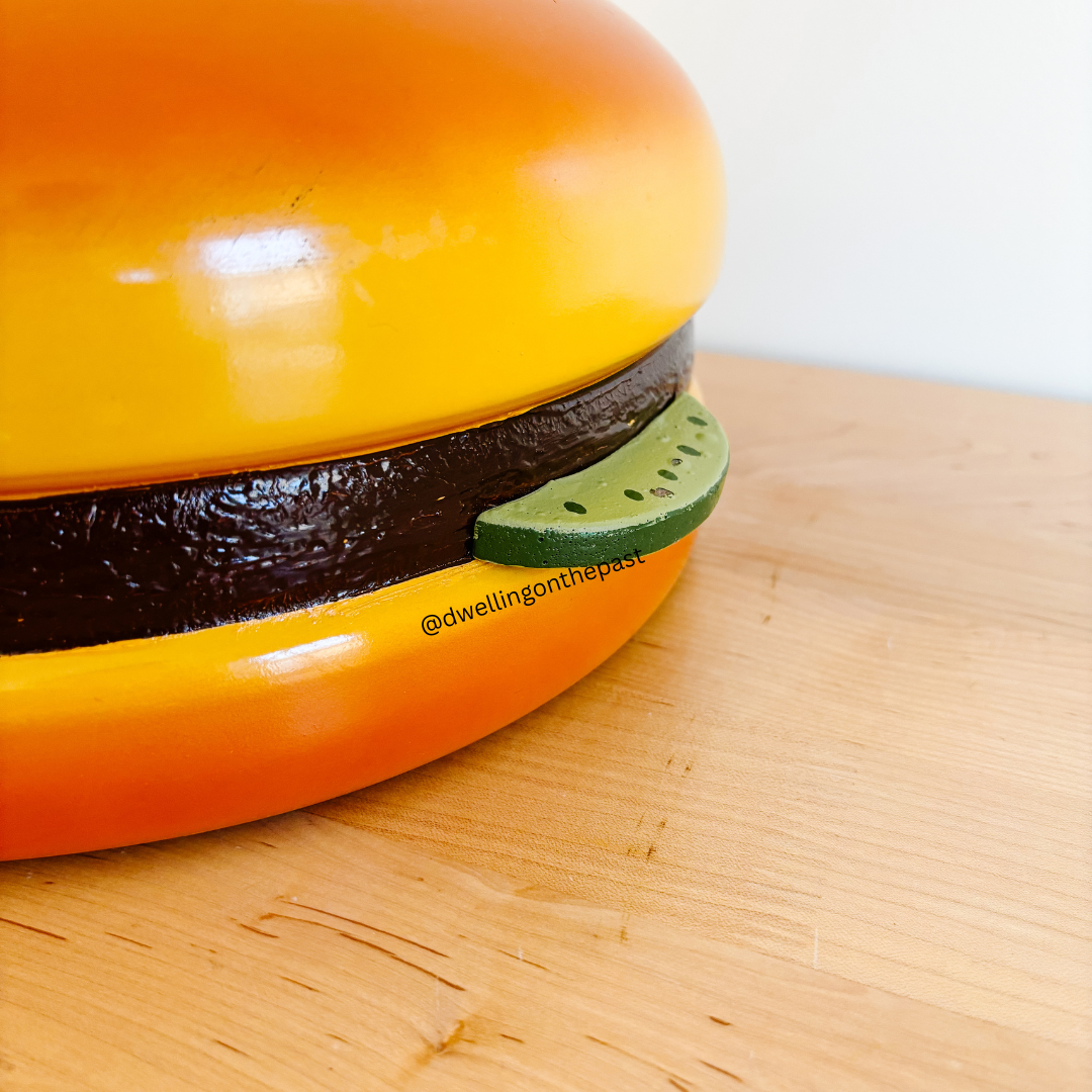 McDonald's Setmakers Burgerlier - Burger Hanging Pendant Lamp - Super Rare Vintage from the 1980s