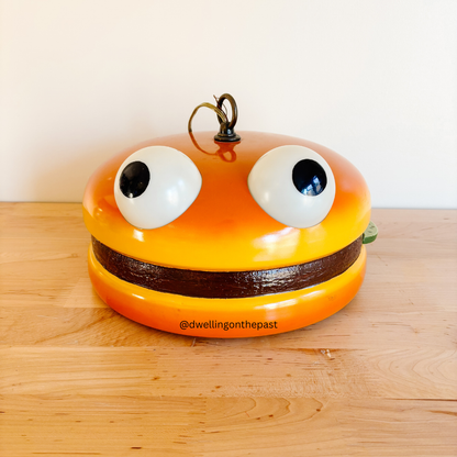 McDonald's Setmakers Burgerlier - Burger Hanging Pendant Lamp - Super Rare Vintage from the 1980s