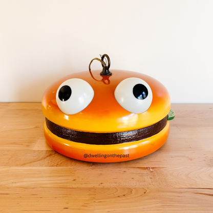 McDonald's Setmakers Burgerlier - Burger Hanging Pendant Lamp - Super Rare Vintage from the 1980s