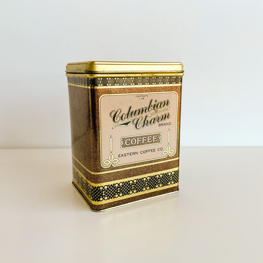 Columbian Charm Eastern Coffee Co. Coffee Tin