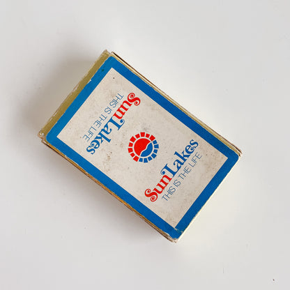 Vintage Sun Lakes Arizona Deck of Playing Cards in Box