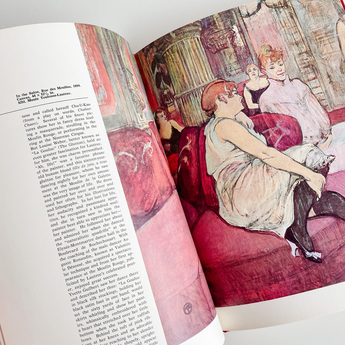 Toulouse-Lautrec Hardcover Art Book (Huisman & Dortu, 1982)