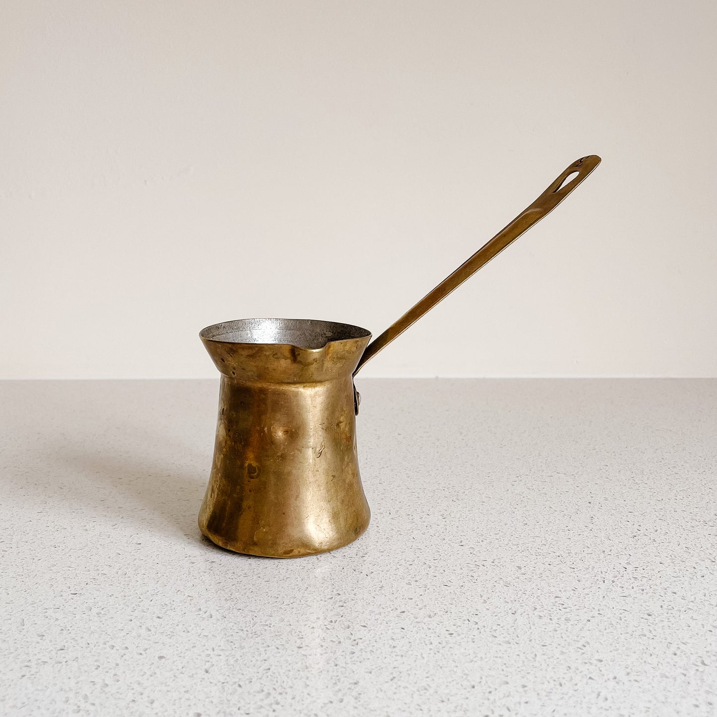 Brass Coffee Pouring Cup/Ladle from Lebanon