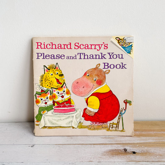 Richard Scarry's Please and Thank You Book Softcover (1973)