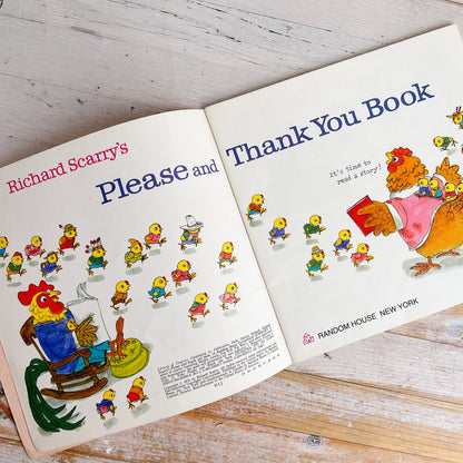 Richard Scarry's Please and Thank You Book Softcover (1973)