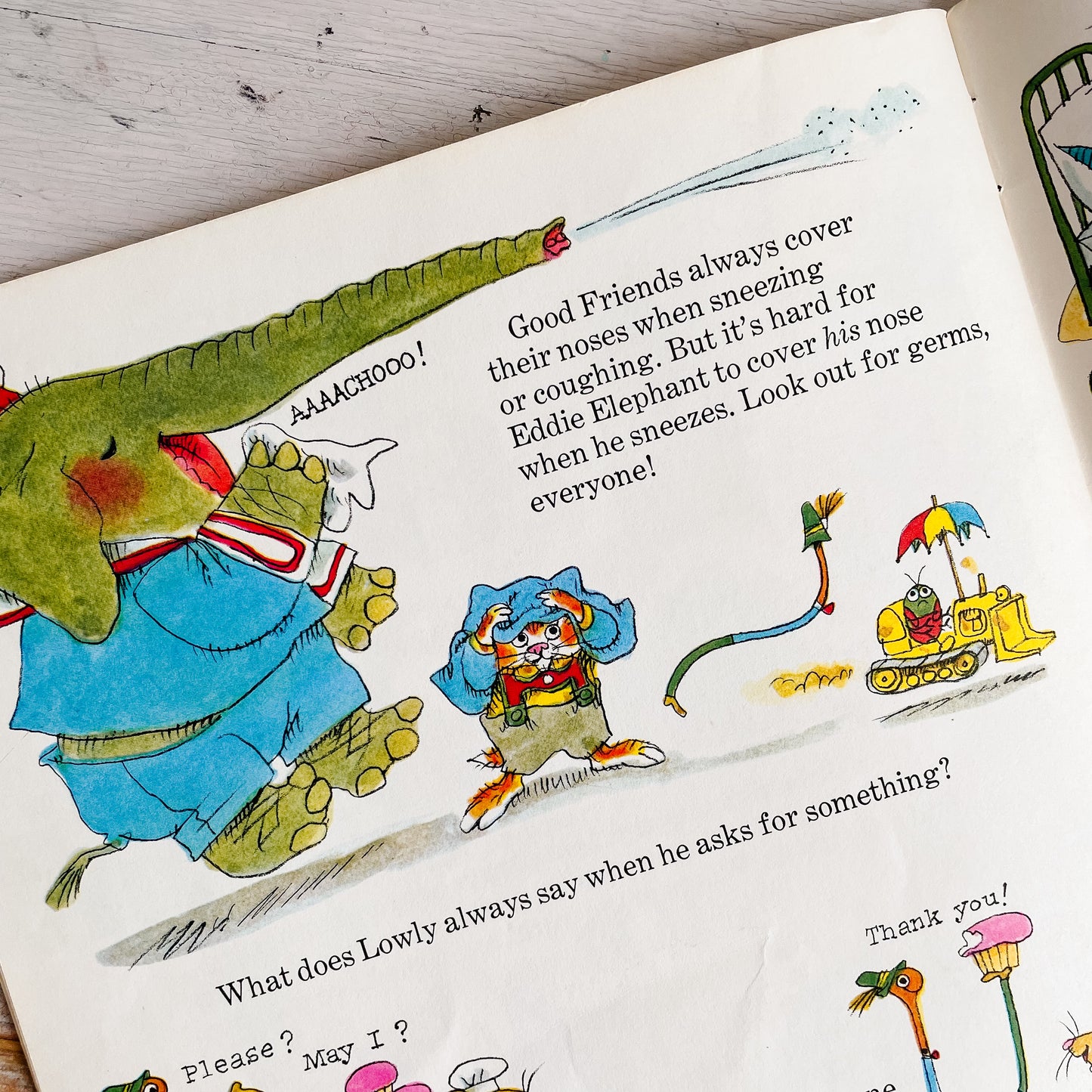Richard Scarry's Please and Thank You Book Softcover (1973)