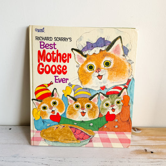 Richard Scarry's Best Mother Goose Ever Hardcover Giant Golden Book (1970)