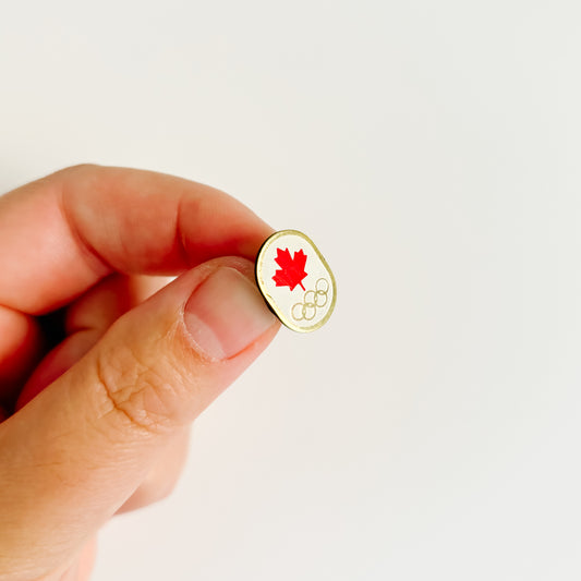 1976 Olympics Canada Enamel Lapel Pin