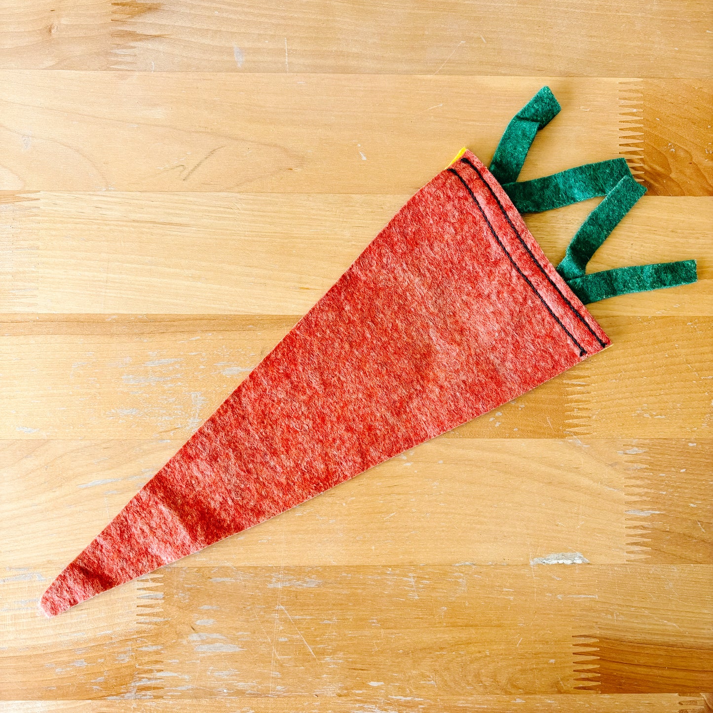 Pemberton British Columbia Red Felt Pennant