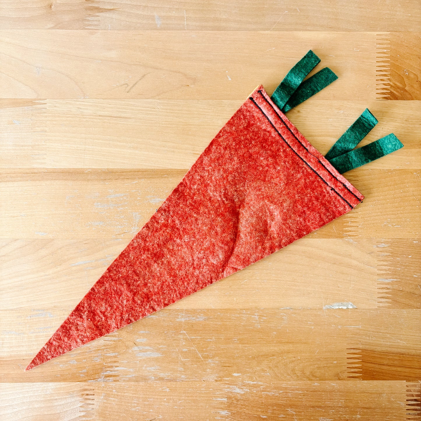 Peace Arch British Columbia Red Felt Pennant