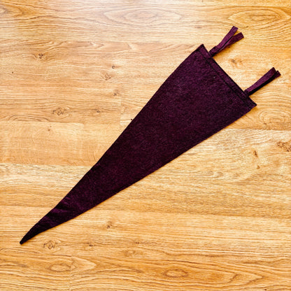 Revelstoke British Columbia Maroon Felt Pennant