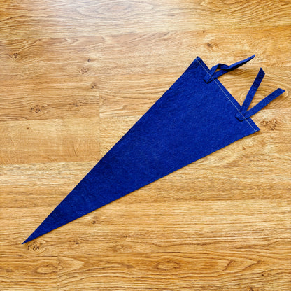 Courtenay British Columbia Royal Blue Felt Pennant