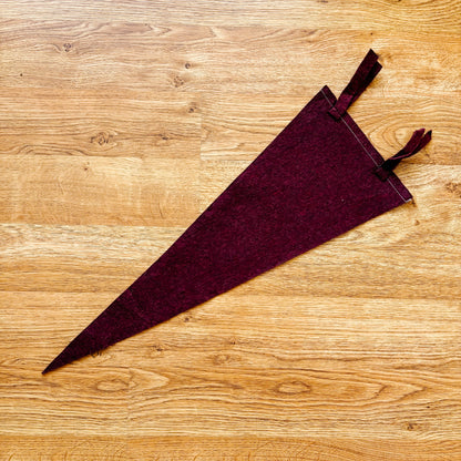 Kamloops British Columbia Maroon Felt Pennant