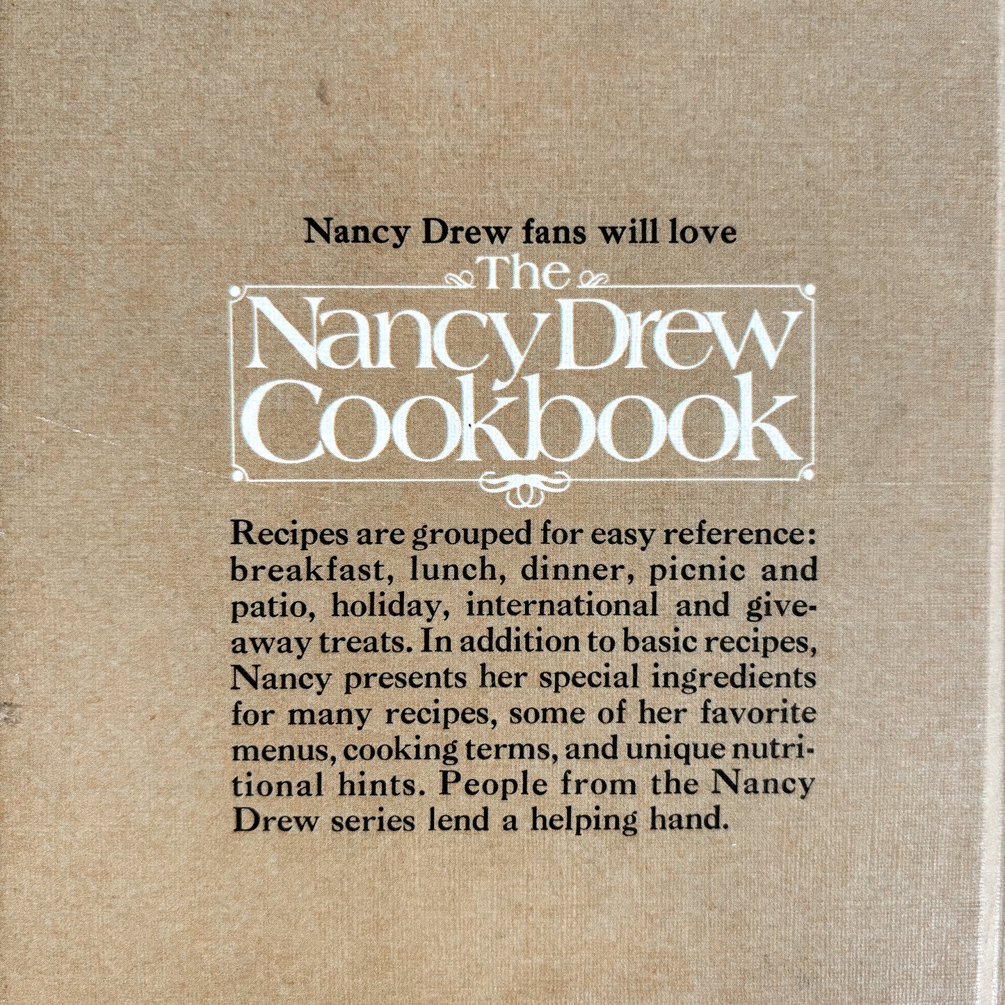 The Nancy Drew Cookbook by Carolyn Keene (Hardcover, 1977)