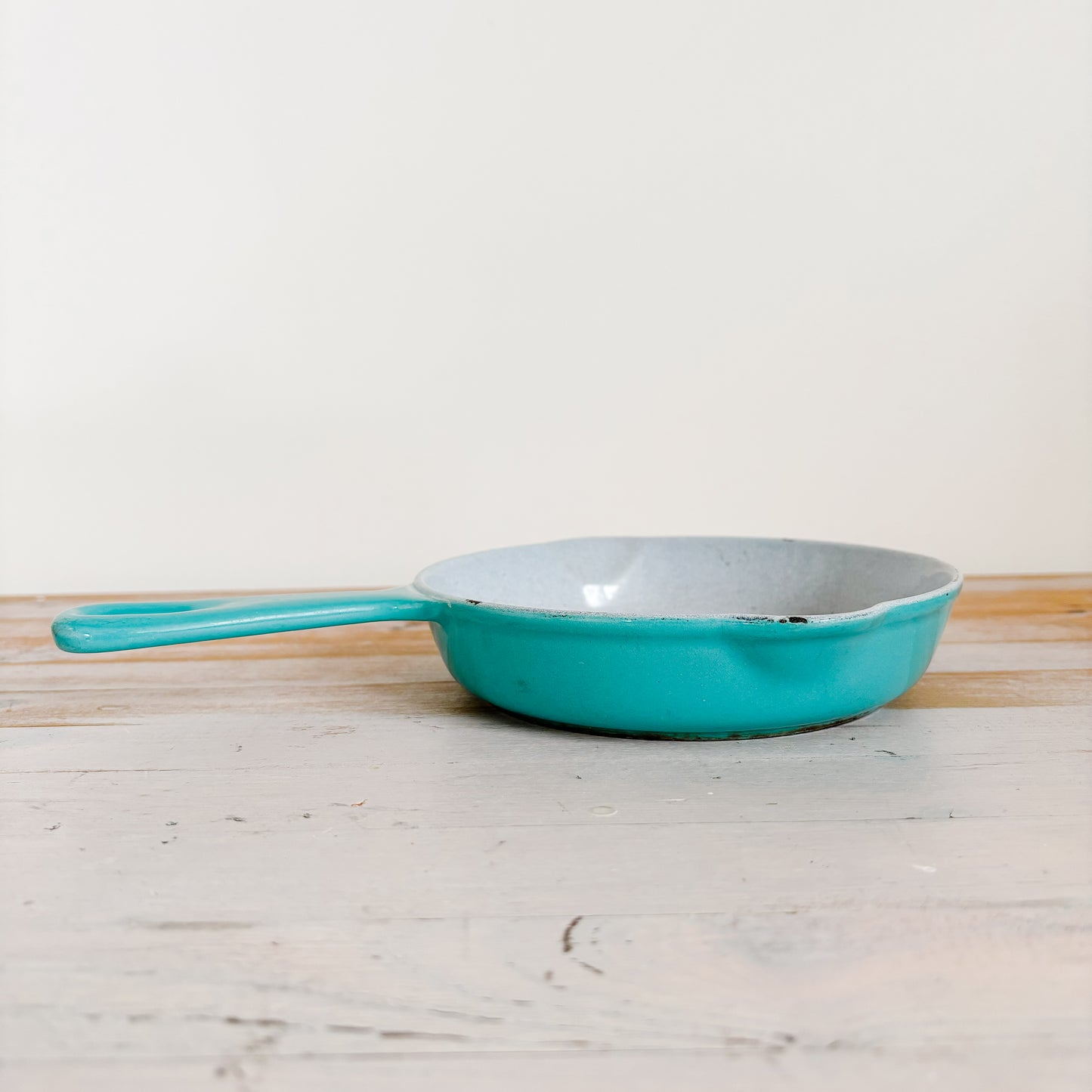 Le Creuset Paris Blue Enamelled Cast Iron Egg Pan #16