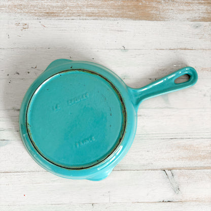 Le Creuset Paris Blue Enamelled Cast Iron Egg Pan #16