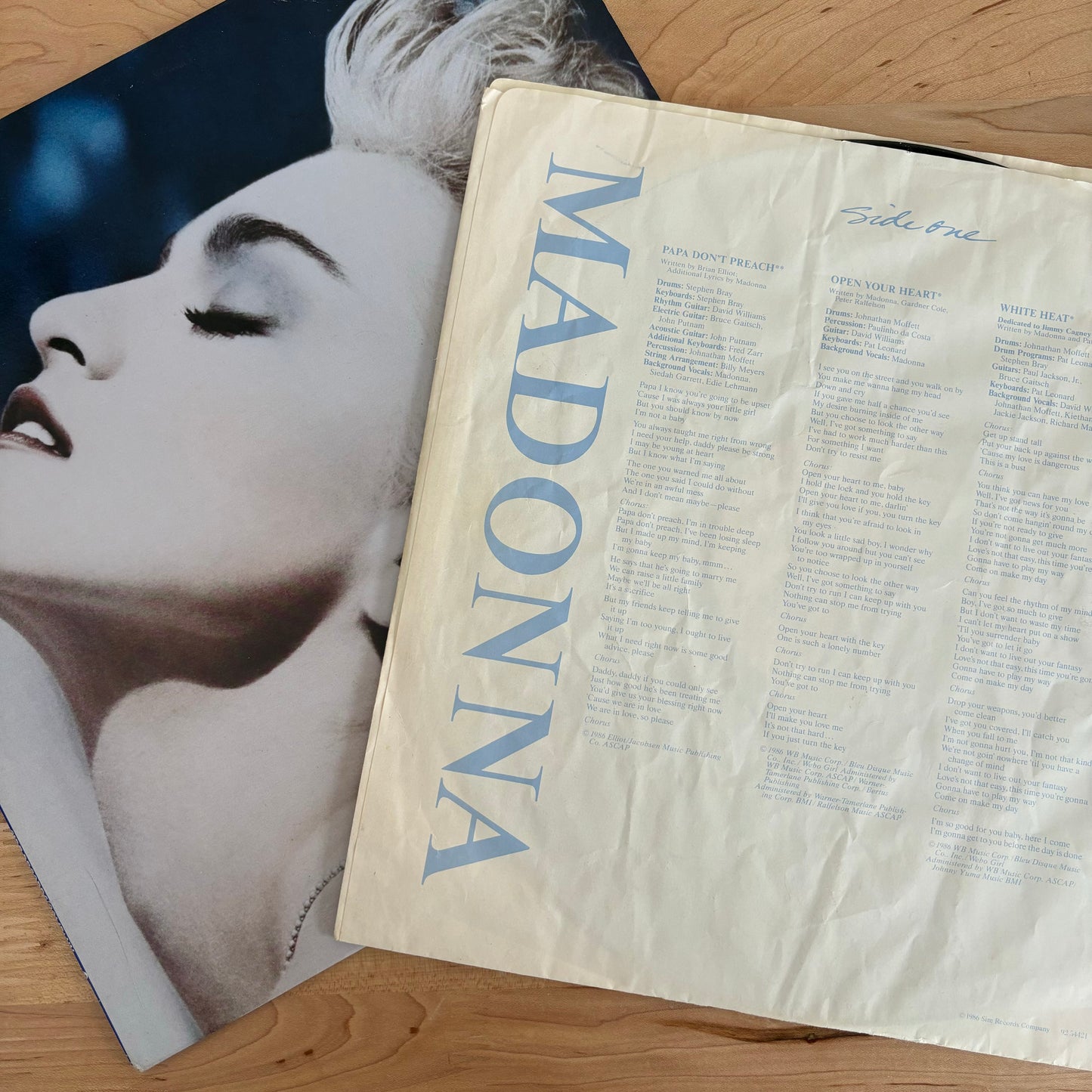 Madonna - True Blue LP (1986)