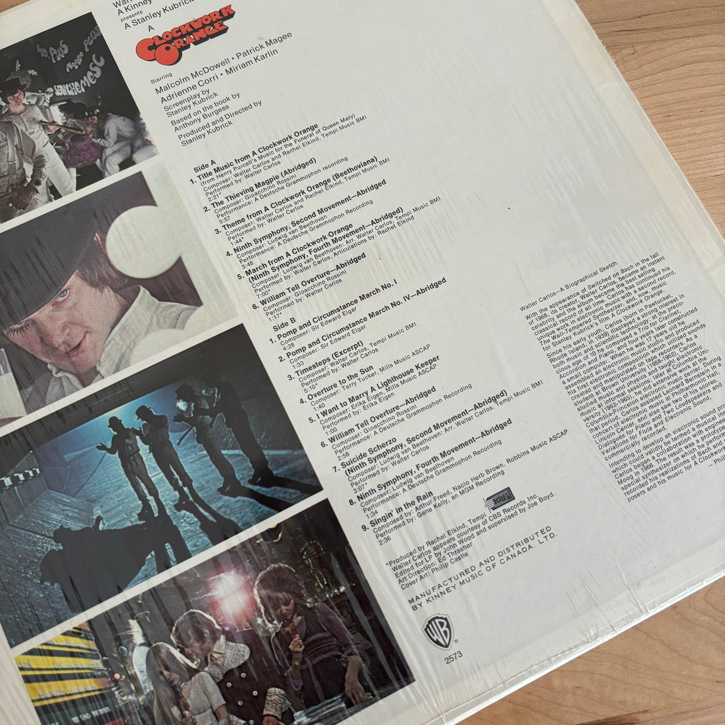 Stanley Kubrick's A Clockwork Orange Soundtrack (1972)