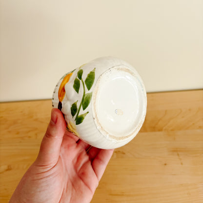 Small Ceramic Mushroom "Coffee" Canister (no lid)