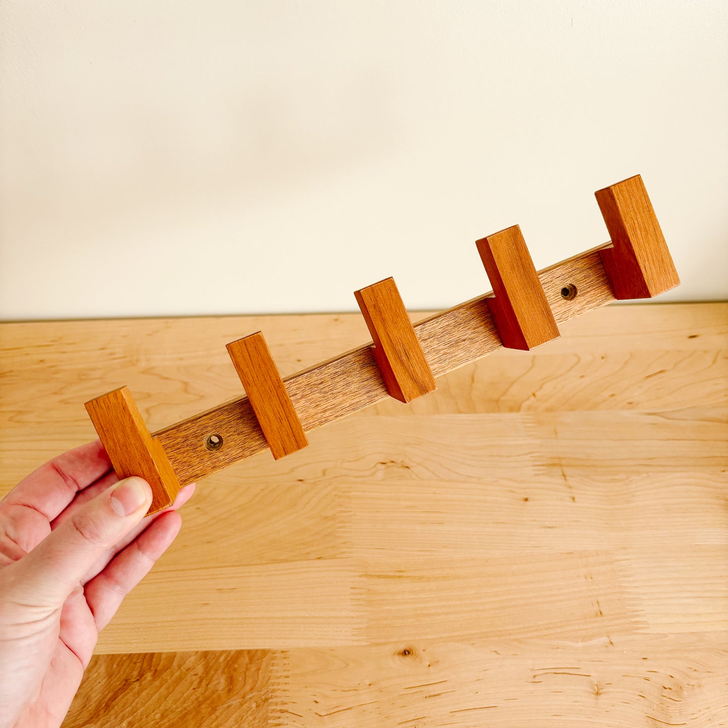 IKEA Molger Modern Wooden Wall Hooks