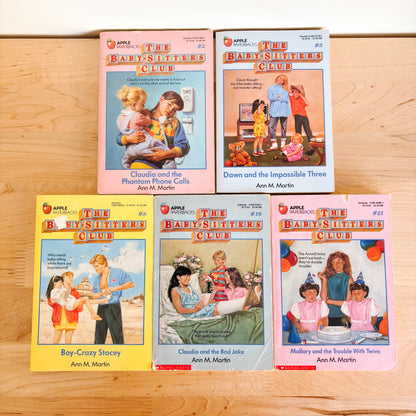 Vintage Baby-Sitters' Club Paperbacks by Ann M. Martin (1980s)