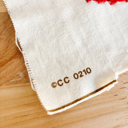 Vintage Creative Circle Stitched Crewel Artwork - Tea Service