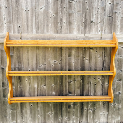 Wall-Mounted Plate Display Rack/Book Rack