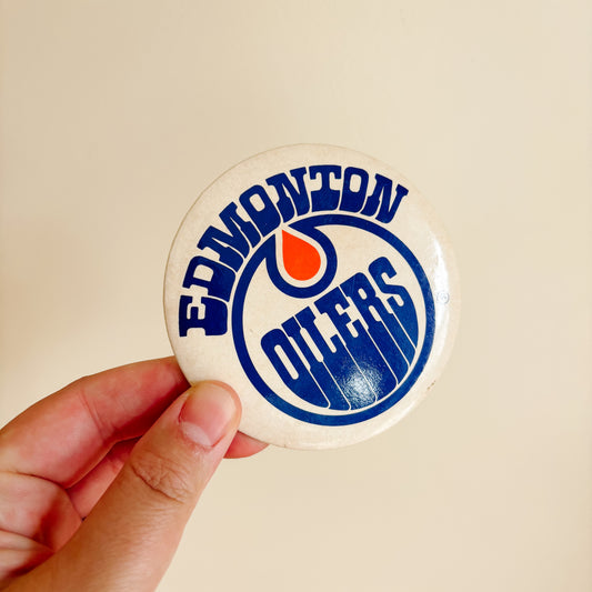 Pinback Button - NHL Edmonton Oilers Logo