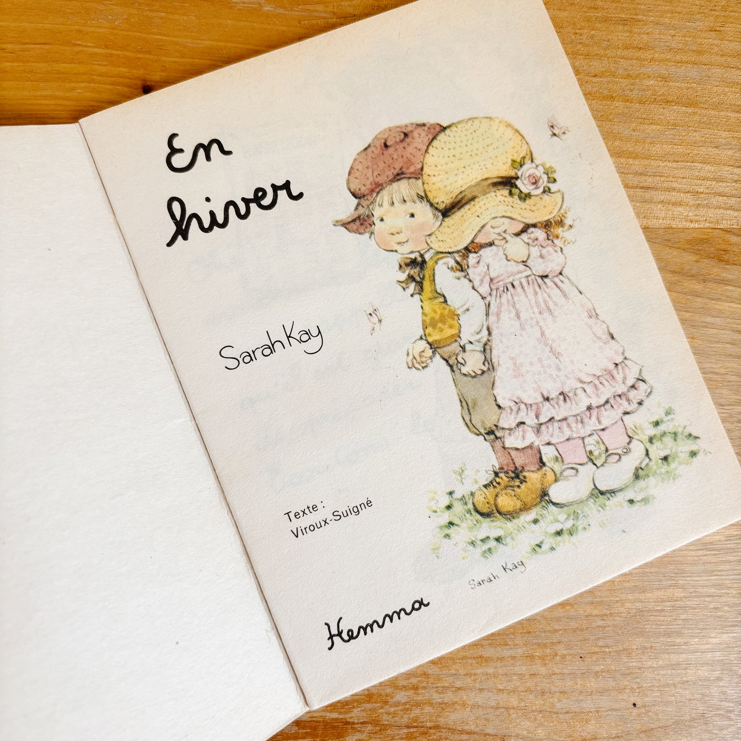 Children's Book - En hiver by Sarah Kay (French/Francais)