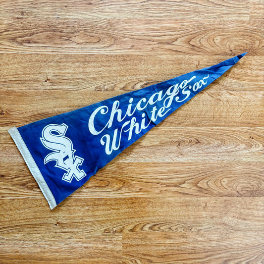 Chicago White Sox 1960s Blue Felt Pennant