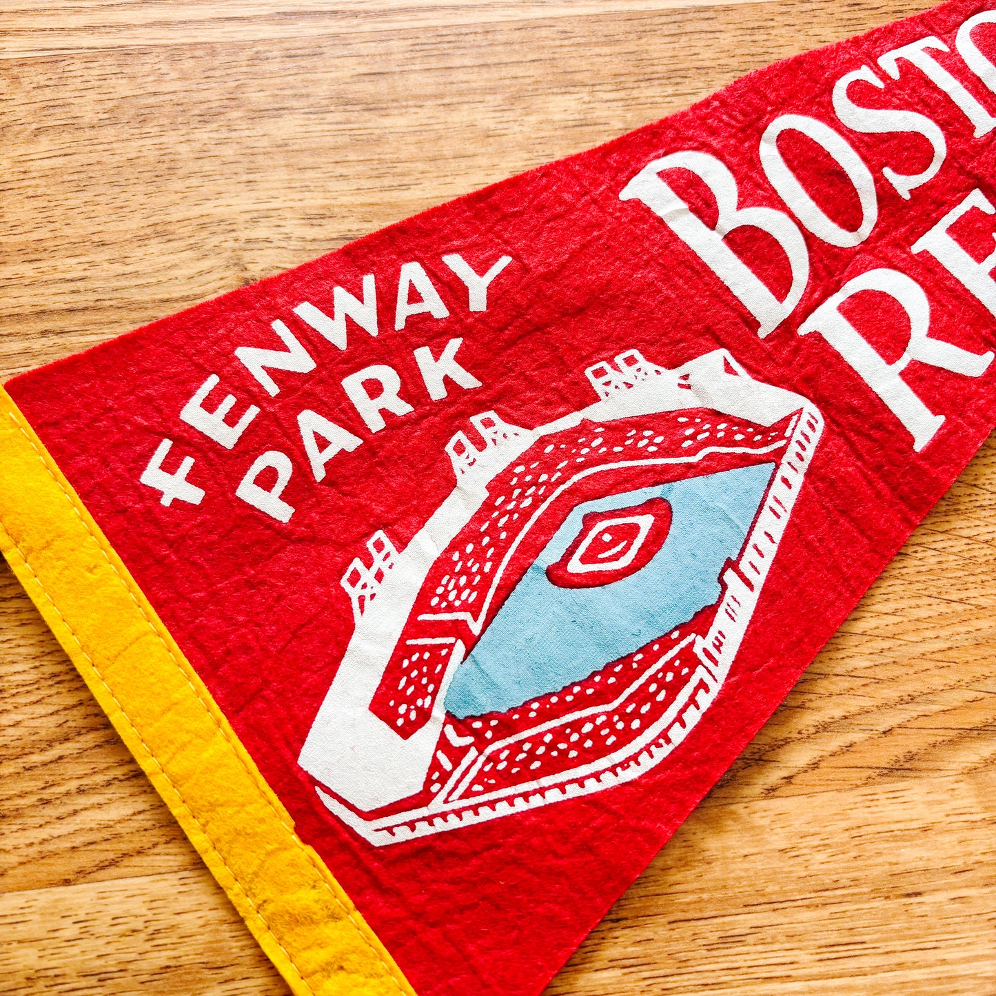 Boston Red Sox 1960s Red Baseball Felt Pennant