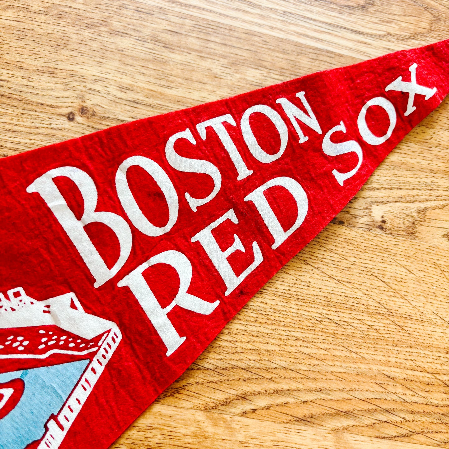 Boston Red Sox 1960s Red Baseball Felt Pennant