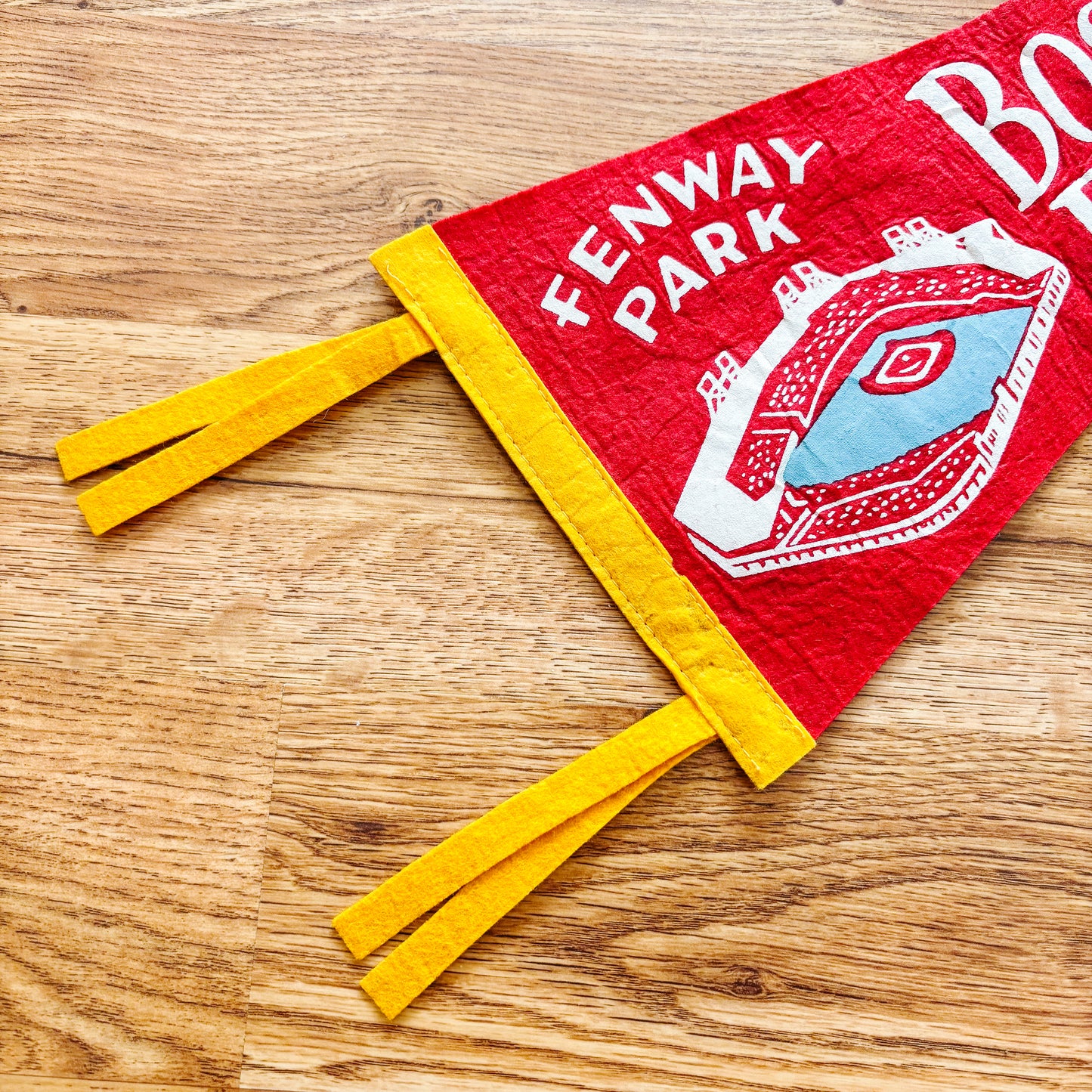 Boston Red Sox 1960s Red Baseball Felt Pennant