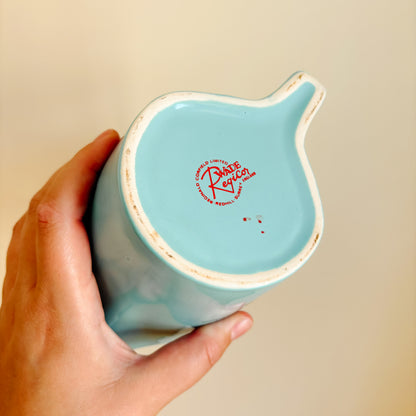 Johnnie Walker Duck Egg Blue Whisky Ceramic Pitcher