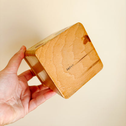 Wooden Coffee and Sugar Storage Boxes - Made in Japan