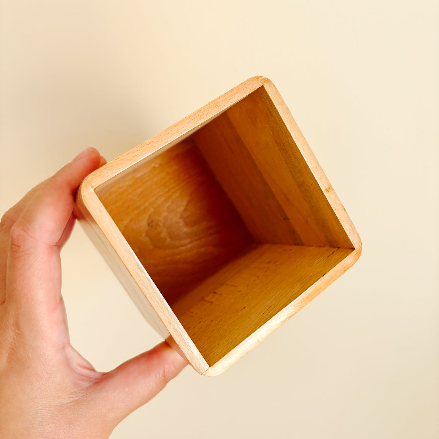 Wooden Coffee and Sugar Storage Boxes - Made in Japan