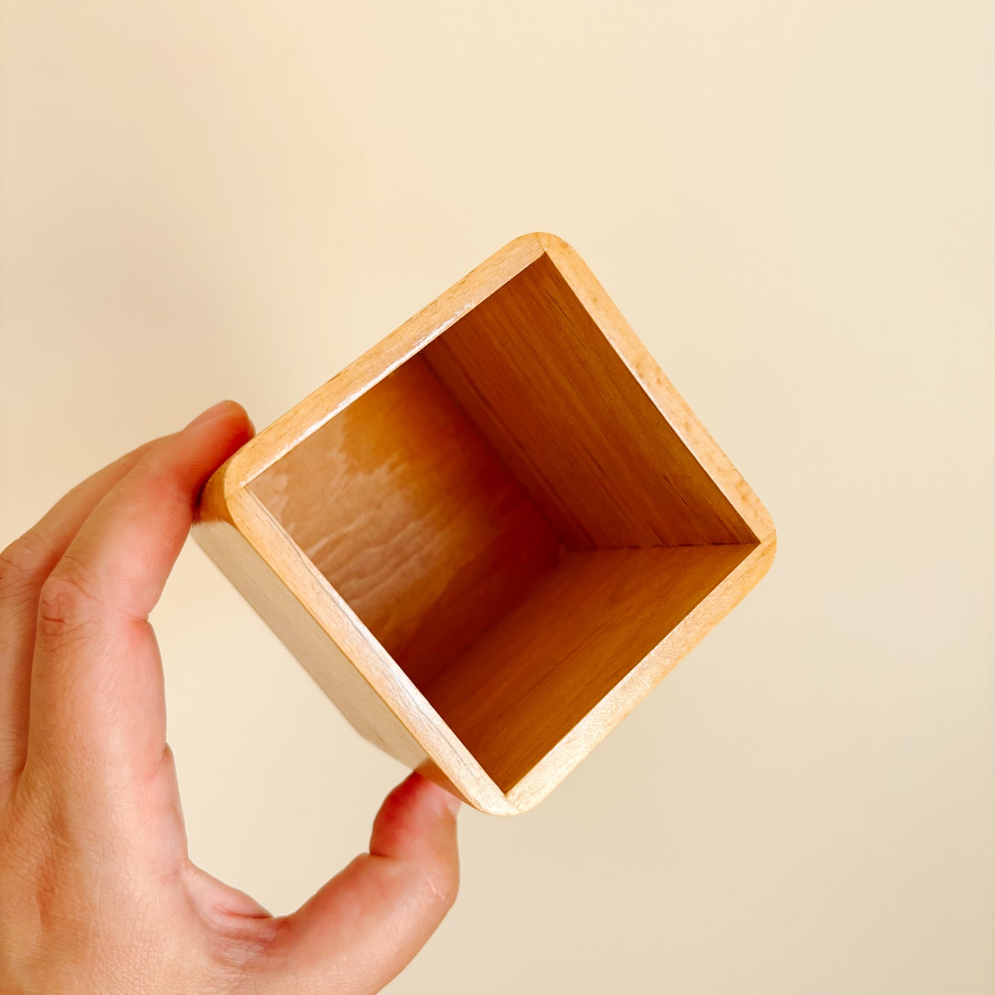 Wooden Coffee and Sugar Storage Boxes - Made in Japan