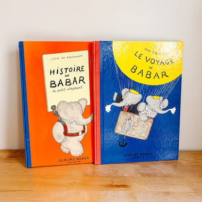 Jean de Brunhoff - Histoire de Babar & Le Voyage de Babar (French Books)