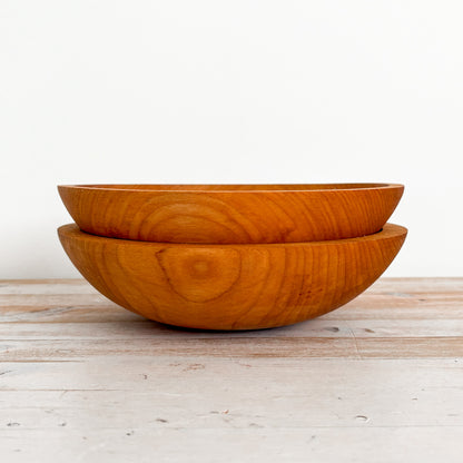 Midcentury Baribocraft Baribo-Maid Wooden Mixing Bowl (Medium Size)