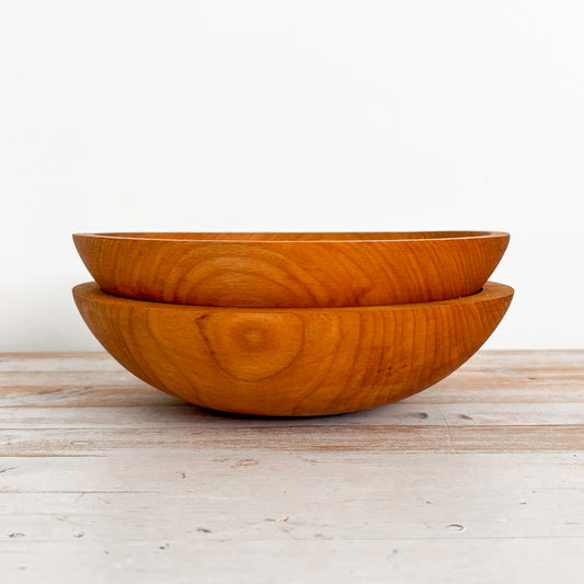 Midcentury Baribocraft Baribo-Maid Wooden Mixing Bowl (Medium Size)