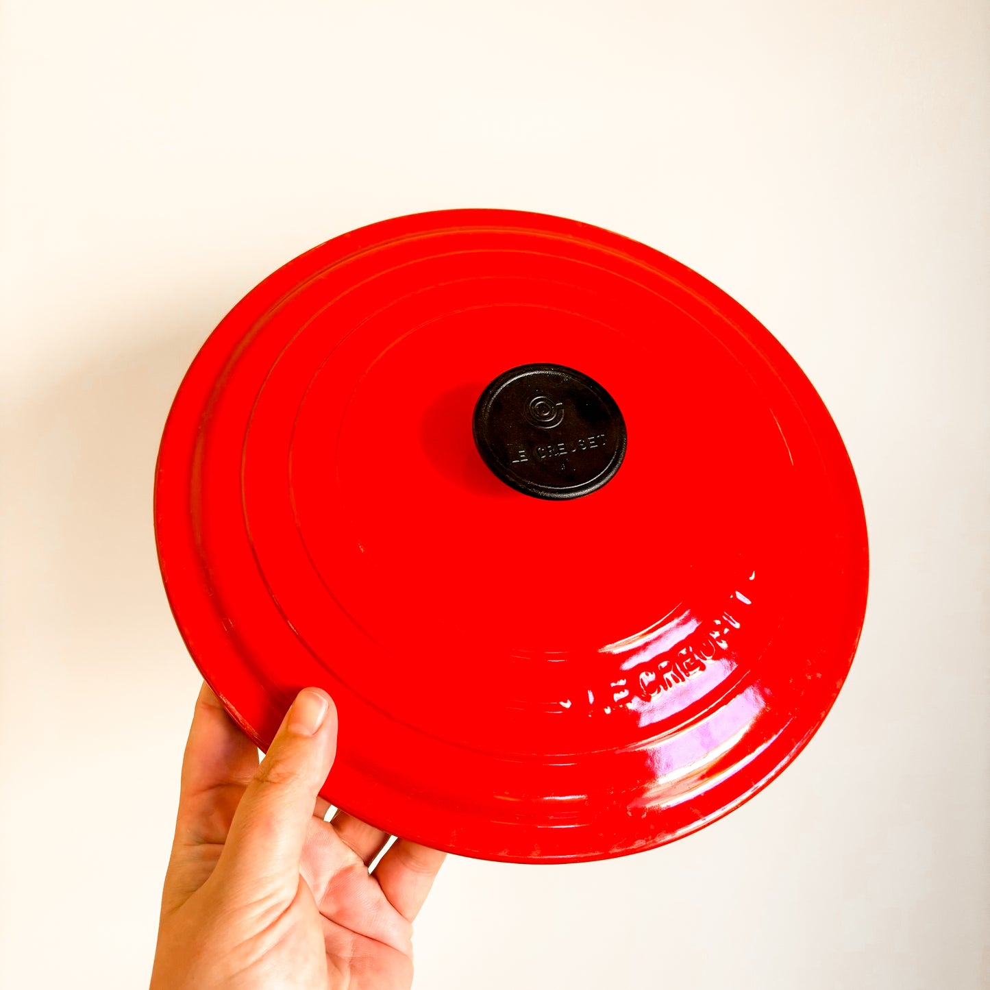 Le Creuset 5.5 Quart Cerise Red Round Dutch Oven